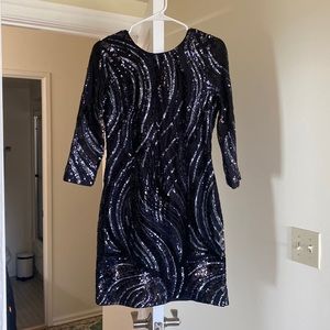 Express Sequin Cocktail Dress